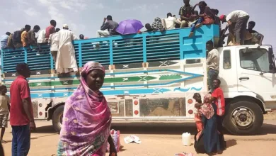 نزوح 4650 شخصاً بالنيل الأزرق بسبب المعارك sabq 2024 09 07 k9cswt3h من مشاهد النزوح في السودان أرشيفية