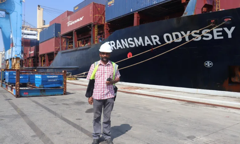 باخرة Odyssey تدشن خط الشحن الجديد في الميناء الجنوبي ببورتسودان بورتسودان