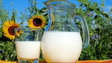 شرب الحليب