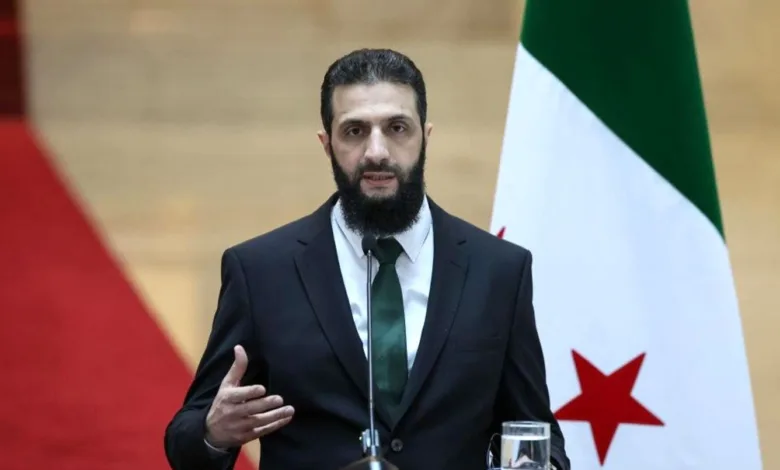 الرئيس السوري أحمد الشرع