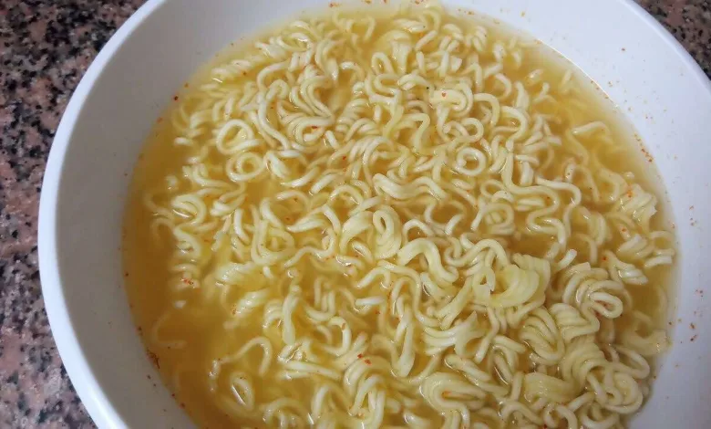 ضبط إندومي يحتوي على مسحوق الخنزير في السودان أندومي