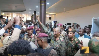 البرهان في مطار الخرطوم 4