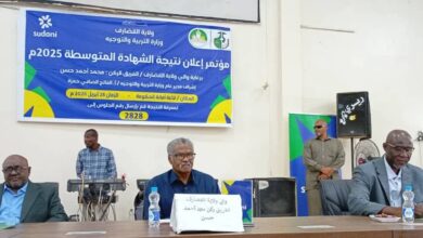 صورة توضيحية لنتيجة المرحلة المتوسطة بولاية القضارف
