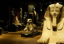 العثور على 8 قطع أثرية مدفونة في خور أبو عنجة بأمدرمان اثار مصرية