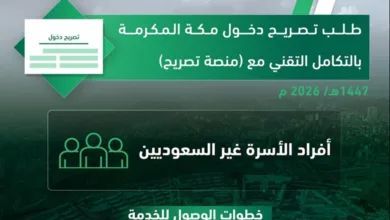 تصريح مكة غير السعوديين