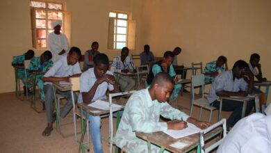 صورة توضيحية لطلاب الشهادة السودانية