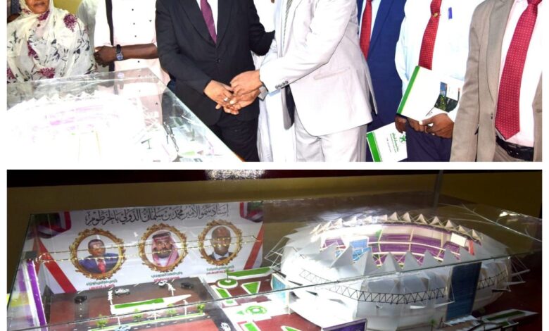 السودان يستعرض مجسم ملعب الأمير محمد بن سلمان.. إبداع شبابي يلفت الأنظار مجسم ملعب الأمير محمد بن سلمان