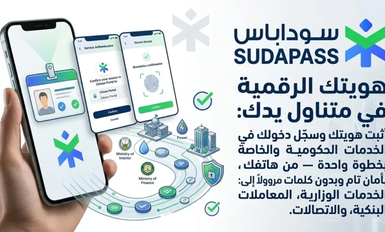 أخيرًا.. تطبيق سوداباس يعمل بشكل كامل وخطوات التسجيل أصبحت أسهل SudaPass سوداباس
