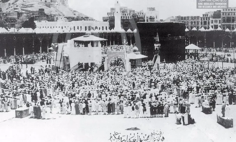 الحج زمان... صور نادرة توثق الحج في مكة قبل نحو 120 عاماً الحج زمان