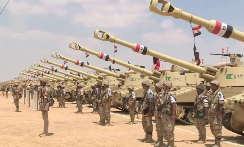 الجيش المصري يتأهب على حدود السودان الجيش المصري