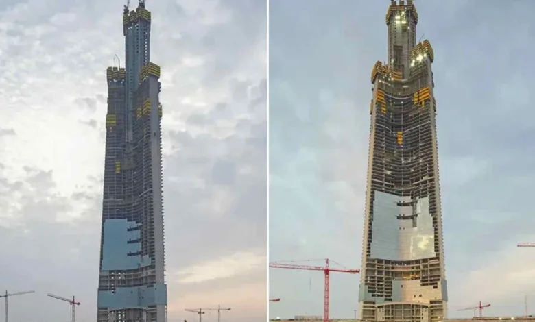 طابق كل 5 أيام.. برج جدة يتجاوز 100 طابق في سباق نحو أطول مبنى بالعالم برج جدة