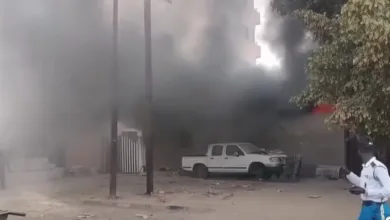 حريق بورتسودان