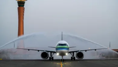 لحظة تاريخية في جدة.. وصول أول طائرة A321XLR إلى المملكة طائرة