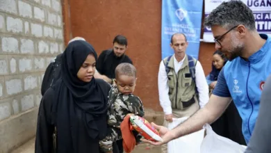 لاجئين سودانيين
