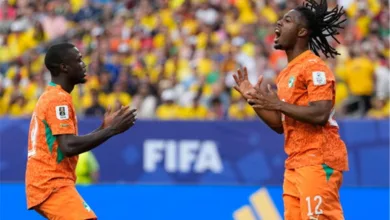 قبل مواجهة ألمانيا.. فضيحة مدوية تضرب صفوف منتخب كوت ديفوار في المونديال إيلي واهي لاعب كوت ديفوار