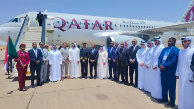 الخطوط الجوية القطرية تستأنف رحلاتها إلى السودان عبر مطار بورتسودان الخطوط الجوية القطرية في السودان