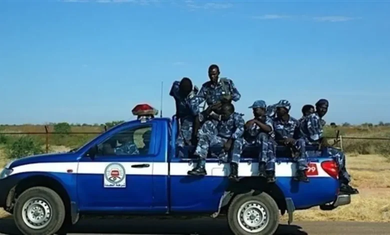 الشرطة تقبض على متهمين بإطلاق النار على شاب في الحاج يوسف صورة رمزية للشرطة السودانية