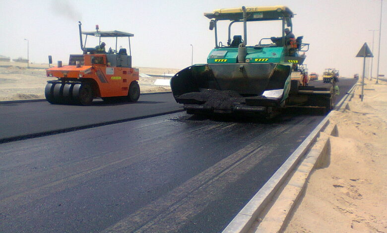 طريق في محلية جبل أولياء جنوب الخرطوم