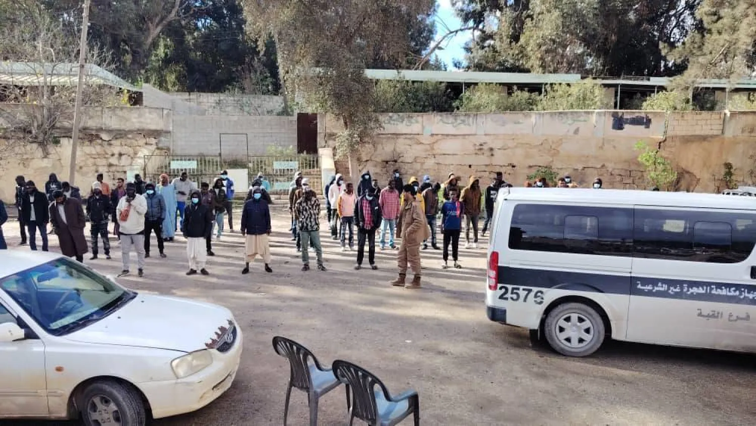 جهاز مكافحة الهجرة ببنغازي يعلن ترحيل 62 مهاجراً سودانياً جهاز مكافحة الهجرة ببنغازي
