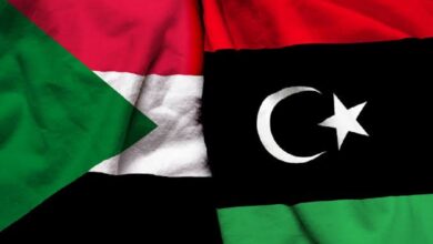 صورة رمزية للعلاقات بين السودان وليبيا