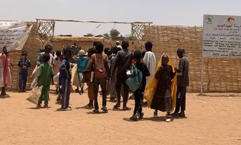 8 آلاف طالب لاجئ في تشاد.. لماذا طال انتظار الشهادة السودانية؟ مدرسة في دارفور