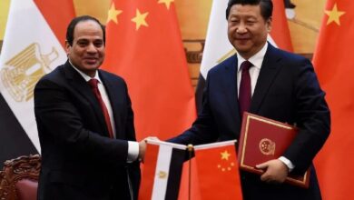 صورة رمزية للعلاقات بين مصر والصين