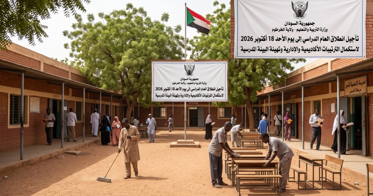 قرار جديد بتأجيل الدراسة في ولاية الخرطوم ويحدد مهام الوزارة خلال المهلة مدارس الخرطوم