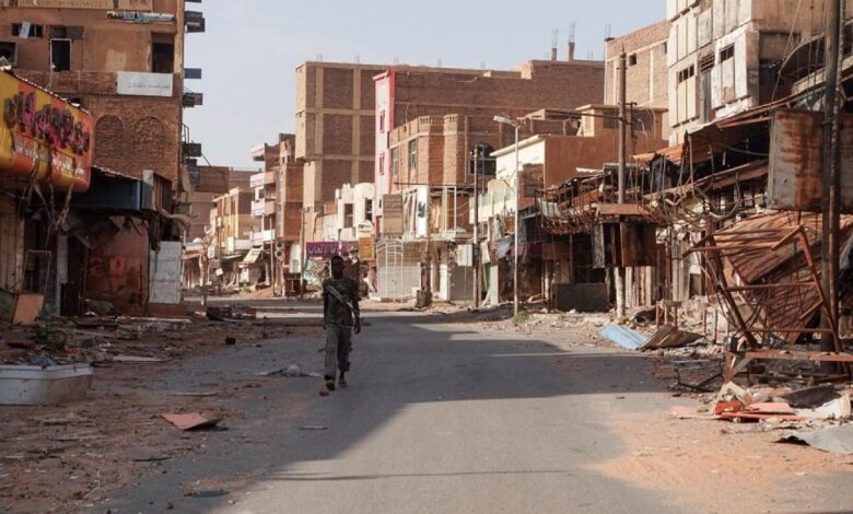 منازل متضررة من الحرب في السودان